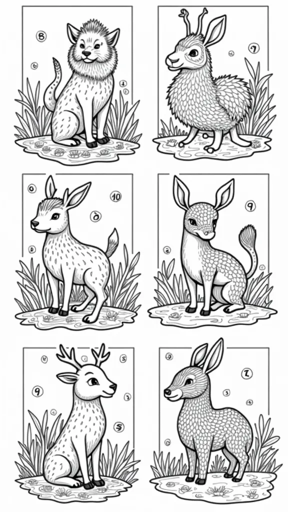 numbered coloring pages printables